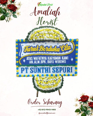 Papan Bunga Duka di Winong